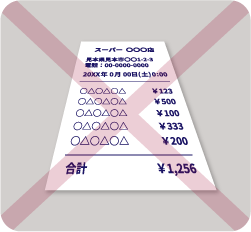 斜めから撮影している